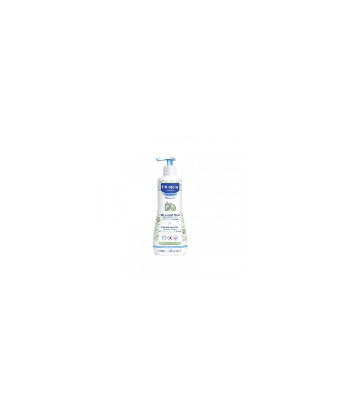 MUSTELA GEL LAVANT DOUX 500ML